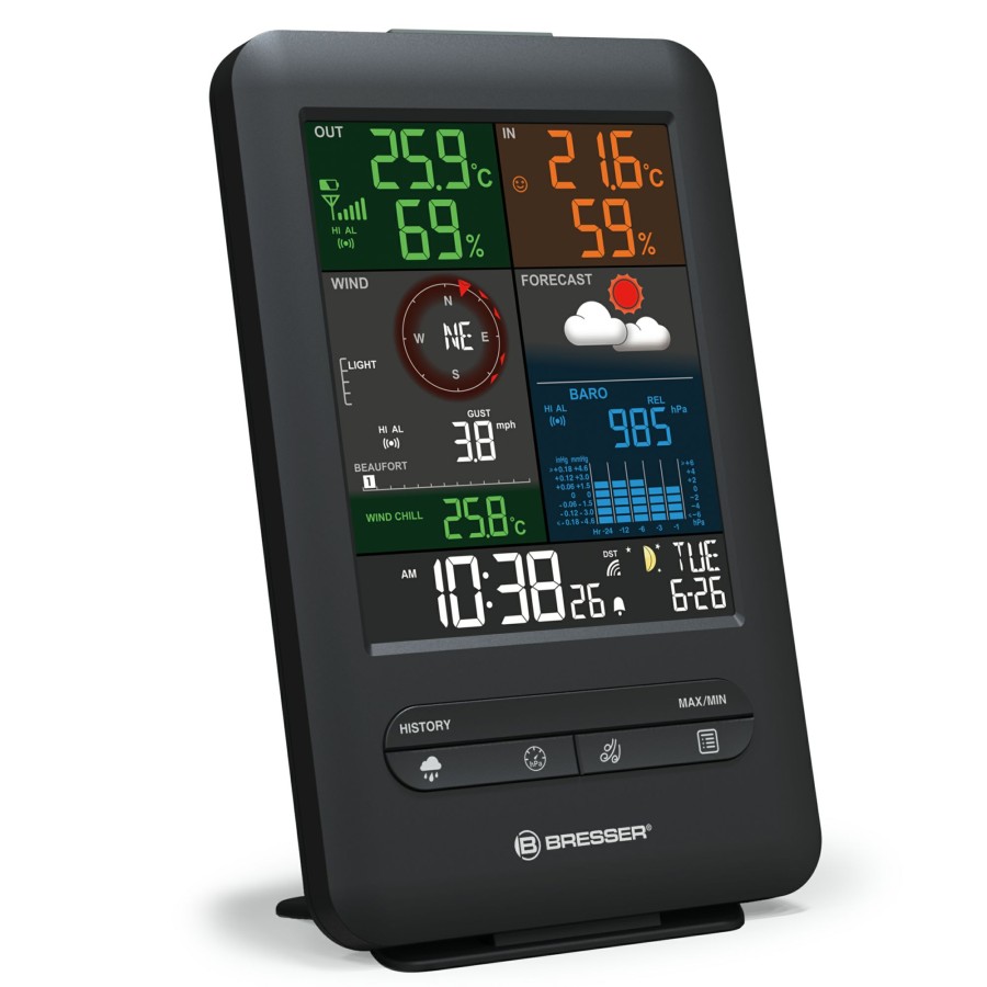 Wettercenter | Bresser Bresser Wetterstation 5-In-1 Beaufort Mit Farbdisplay