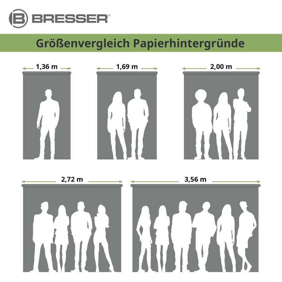 Papierhintergrunde | Bresser Bresser Sbp34 Papierhintergrundrolle 3,56 X 15M Donnergrau