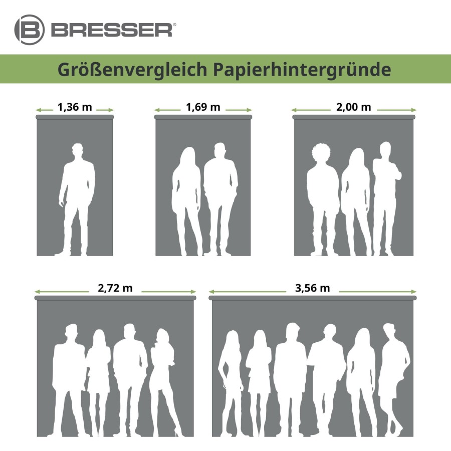 Papierhintergrunde | Bresser Bresser Sbp25 Papierhintergrundrolle 1,36 X 11M Photograu