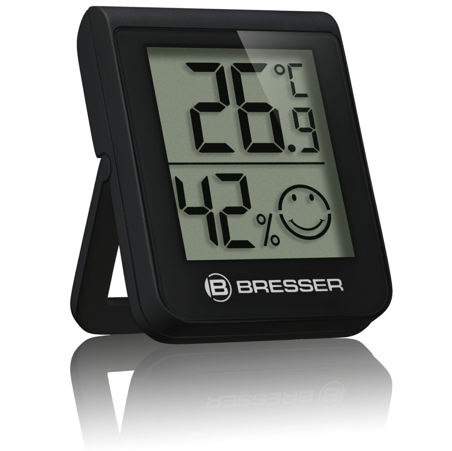 Thermometer/Hygrometer | Bresser Bresser Humitemp Thermo-Hygro Indikator Schwarz