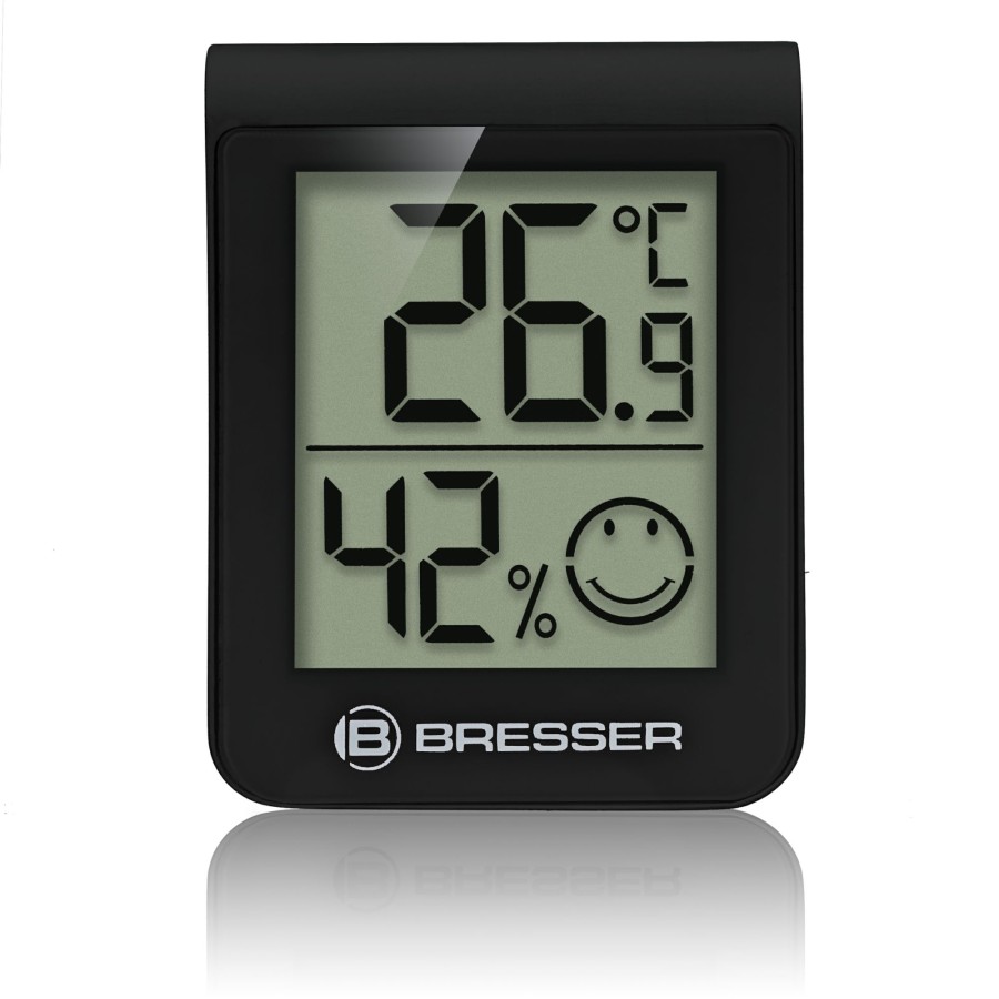 Thermometer/Hygrometer | Bresser Bresser Humitemp Thermo-Hygro Indikator Schwarz