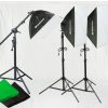 Tageslicht Sets | Bresser Bresser Br-2105 Tageslicht- Und Hintergrund-Set 2925W