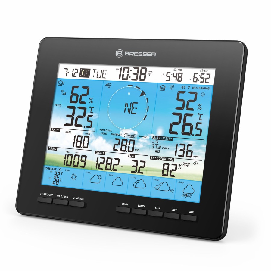 Zusatzliche Basisstationen | Bresser Bresser Zusatzliche / Ersatz-Basisstation Fur 7003210 6-Tage 4Cast Wetterstation