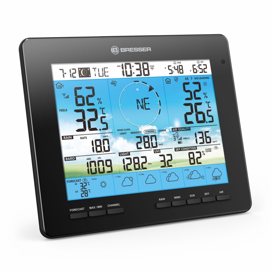 Zusatzliche Basisstationen | Bresser Bresser Zusatzliche / Ersatz-Basisstation Fur 7003210 6-Tage 4Cast Wetterstation