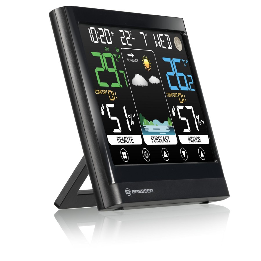 Wetterstationen | Bresser Bresser Meteotemp Bf Wetterstation Mit Touch-Display