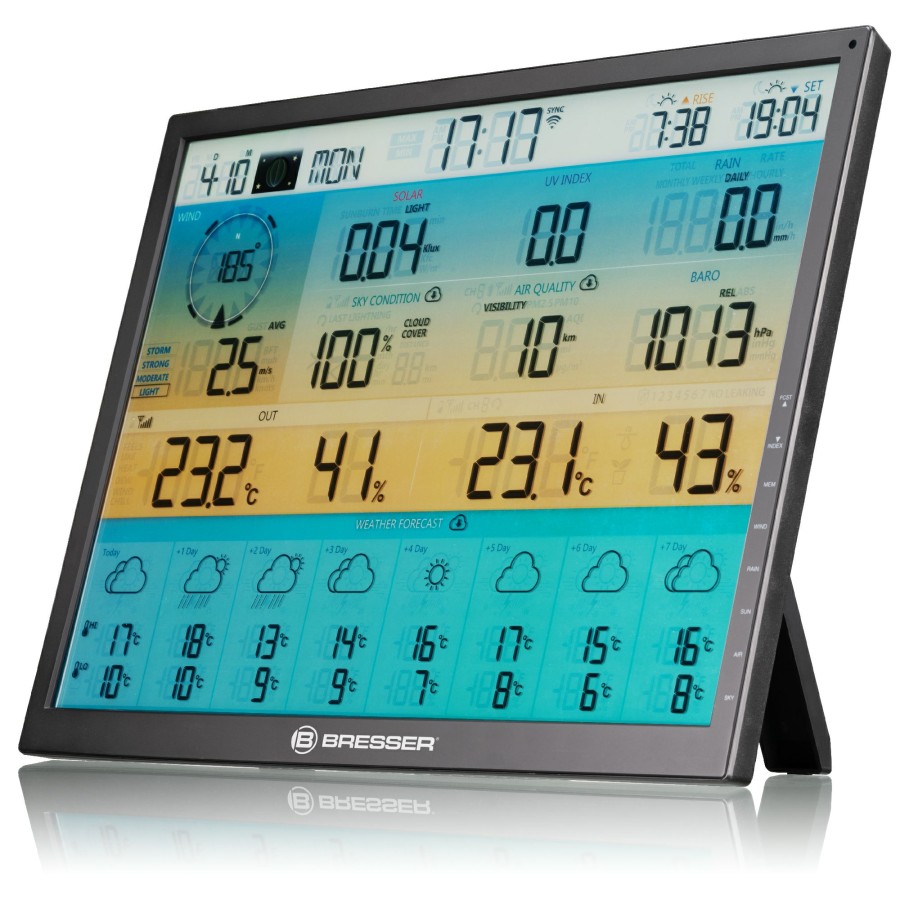 Zusatzliche Basisstationen | Bresser Bresser Zusatzliche / Ersatz-Basisstation Fur 7003230 8-Tage 4Cast Xl Wlan-Wetterstation