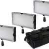 Led Sets | Bresser Bresser Sl-448A Bi-Color Led Flachenleuchten 3Er Set