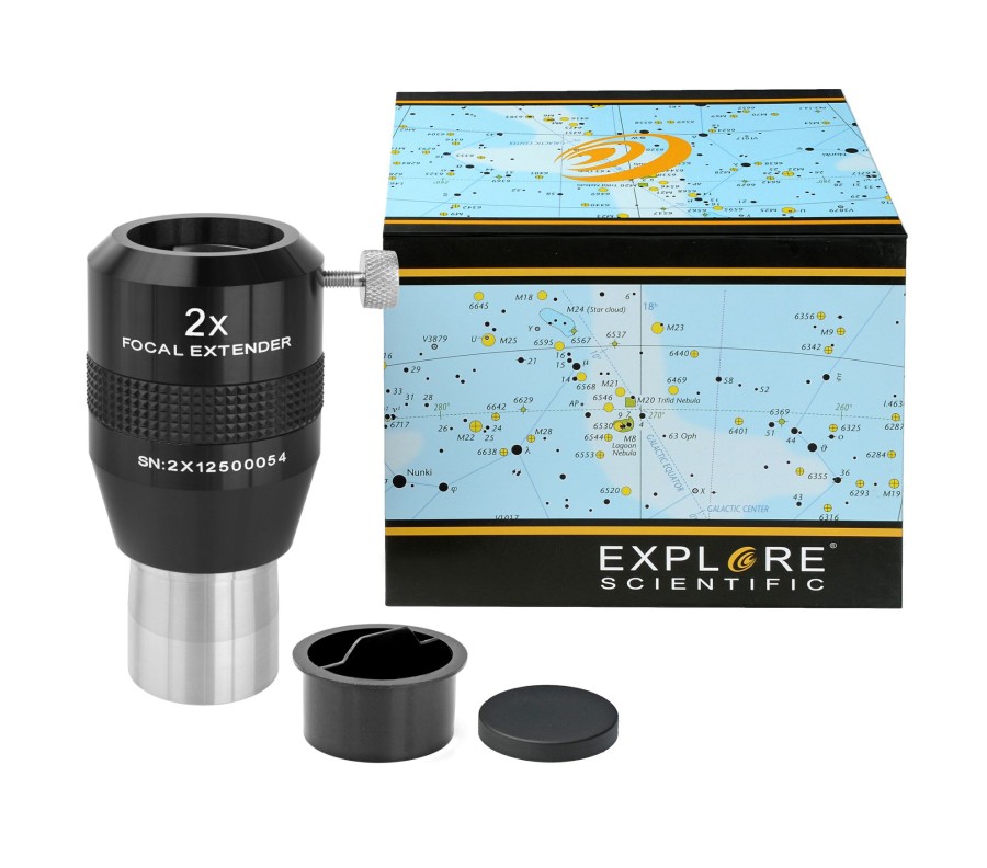 Okulare | Bresser Explore Scientific Fokal Extender 2X 31.7Mm/1.25"