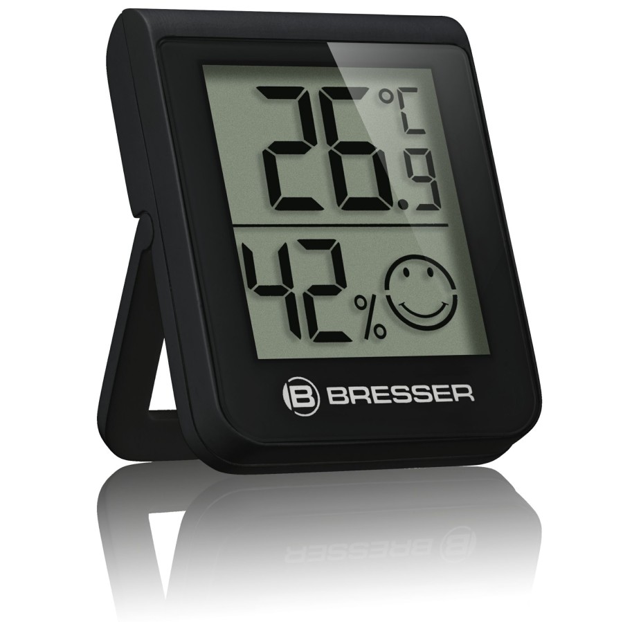 Thermometer/Hygrometer | Bresser Bresser Humitemp Thermo Hygro Indicator 3Er Set Schwarz