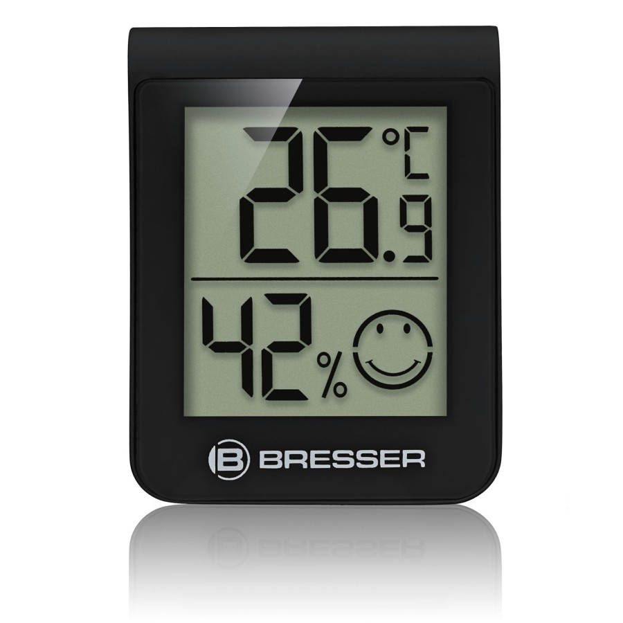 Thermometer/Hygrometer | Bresser Bresser Humitemp Thermo Hygro Indicator 3Er Set Schwarz