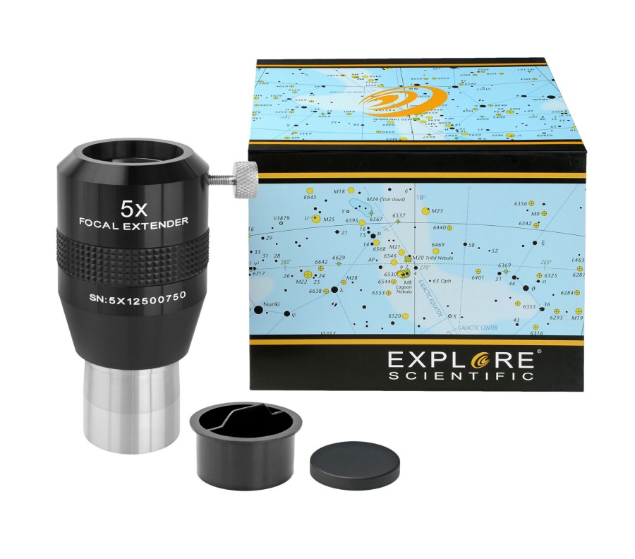 Okulare | Bresser Explore Scientific Fokal Extender 5X 31,7Mm/1.25"