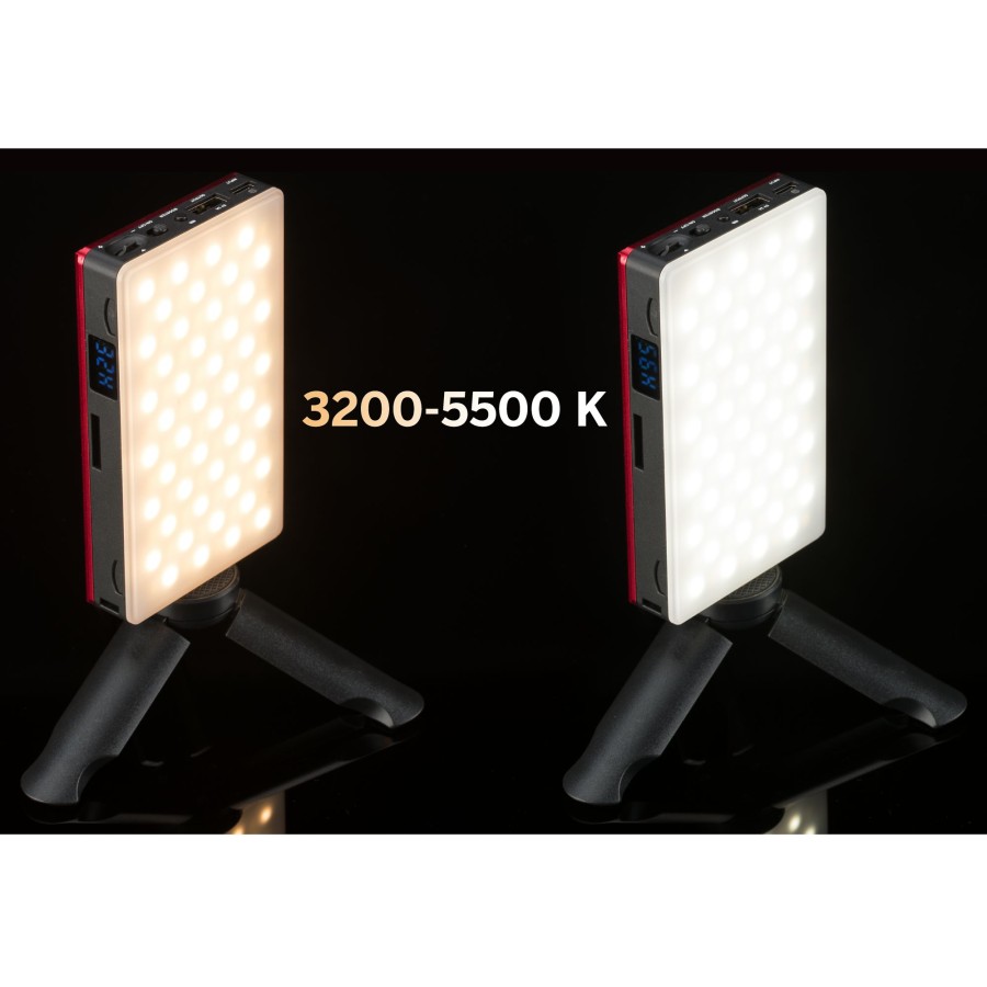 Smartphone-Fotografie | Bresser Bresser Pocket Led 9W Bi-Color Dauerlicht Fur Den Mobilen Einsatz Und Smartphone-Fotografie