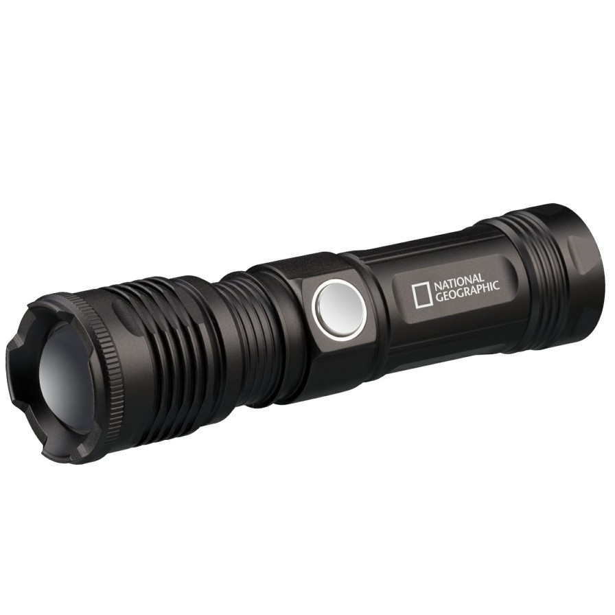 Fernglaser & Outdoor | Bresser National Geographic Iluminos 1000 Led Zoom-Taschenlampe 1000 Lm