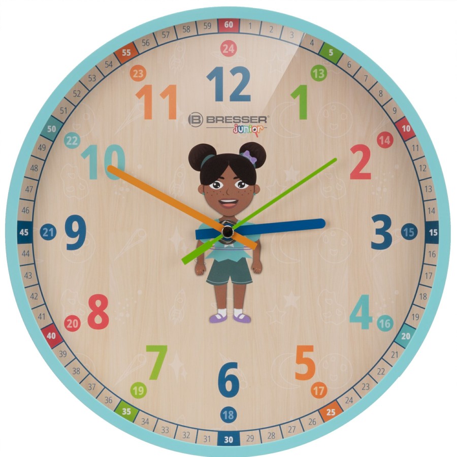 Lernen & Entdecken | Bresser Bresser Junior Kinder-Wanduhr