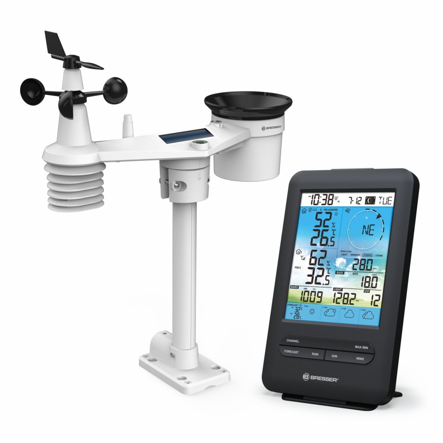 Wlan-Wetterstationen/-Center | Bresser Bresser 4-Tage 4Cast Wlan-Wetterstation Mit 7-In-1-Ausensensor