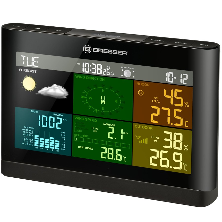 Zusatzliche Basisstationen | Bresser Bresser Zusatzliche / Ersatz-Basisstation Fur 7002550 Comfort Wetterstation