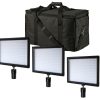 Led Sets | Bresser Bresser Sh-360A Bi-Color Led Flachenleuchten 3Er Set