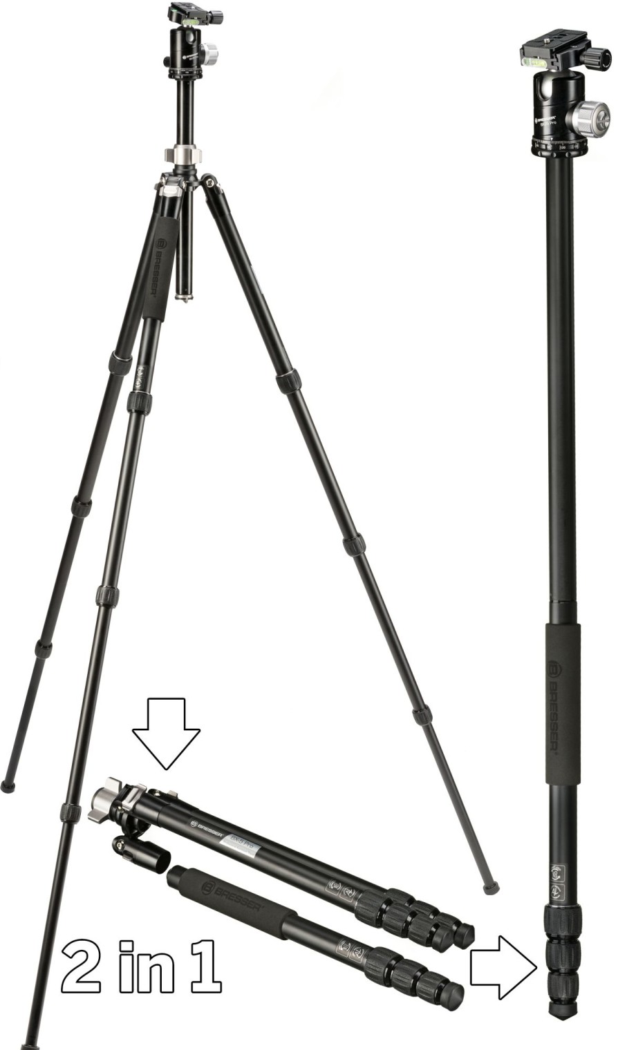 Stative | Bresser Bresser Bx-25 Pro Profi-Foto-Stativ