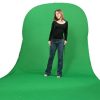 Falthintergrunde | Bresser Bresser Falthintergrund Br-Tr11 180 X 240 +240Cm Chromakey Grun Mit Gruner Schleppe