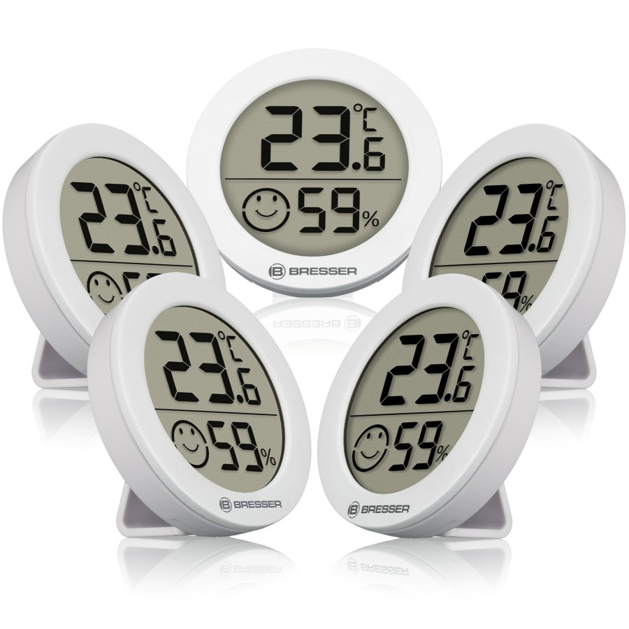 Thermometer/Hygrometer | Bresser Bresser Thermo- / Hygrometer Smile 5Er-Set