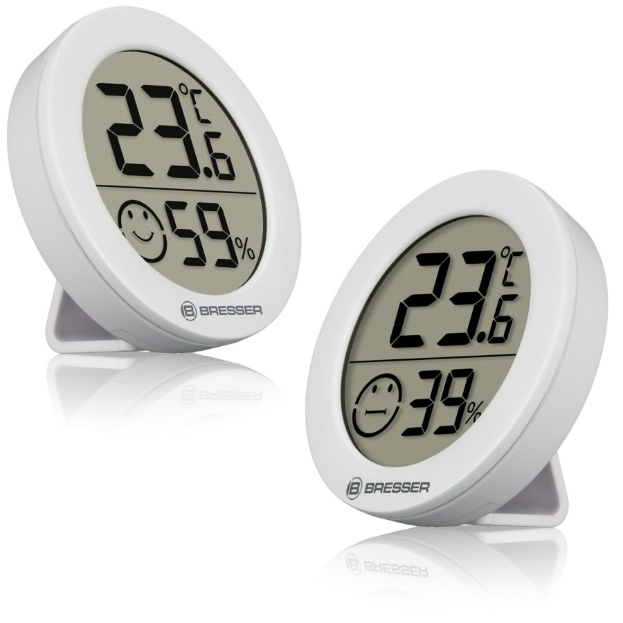 Raumklima Und Luftqualitat | Bresser Bresser Thermo- / Hygrometer Smile 5Er-Set