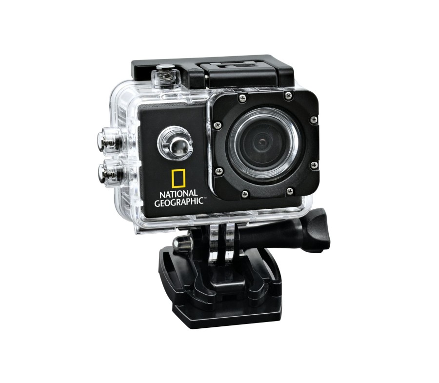 Action Cams | Bresser National Geographic Full-Hd Action Camera, 140°, 30M Wasserdicht