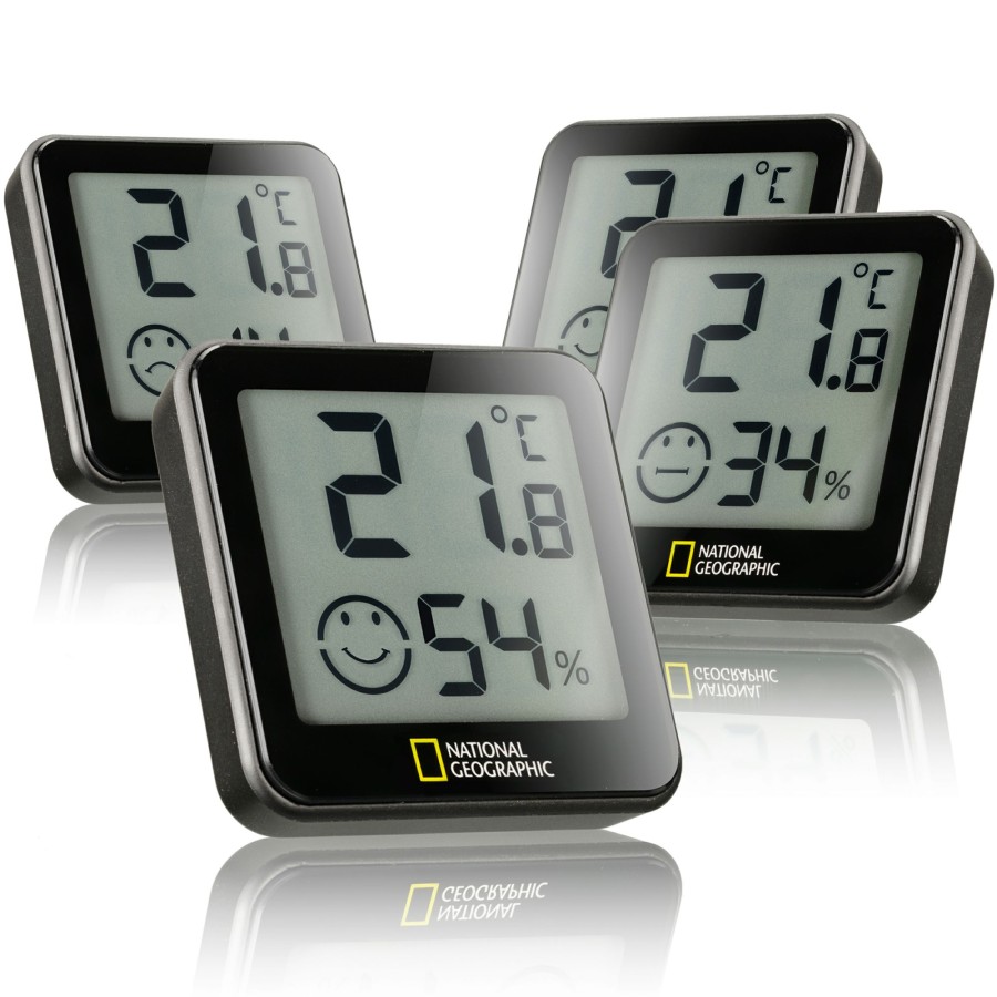 Thermometer/Hygrometer | Bresser National Geographic Thermo-/Hygrometer Tempy 4Er-Set