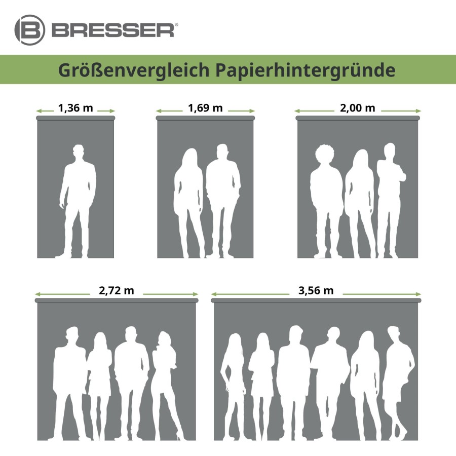 Papierhintergrunde | Bresser Bresser Sbp01 Papierhintergrundrolle 3,56 X 15M Arktisch Weis