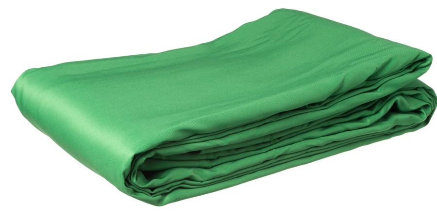 Stoffhintergrunde | Bresser Bresser Br-8P Polyester-Hintergrundstoff 3 X 6M Chromakey Grun