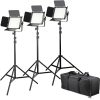 Led Sets | Bresser Bresser Flachenleuchten Br-600Mb Triple Kit