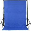 Hintergrundsysteme | Bresser Bresser Br-D26 Hintergrundsystem + Hintergrundtuch 3 X 6M Chromakey-Blau