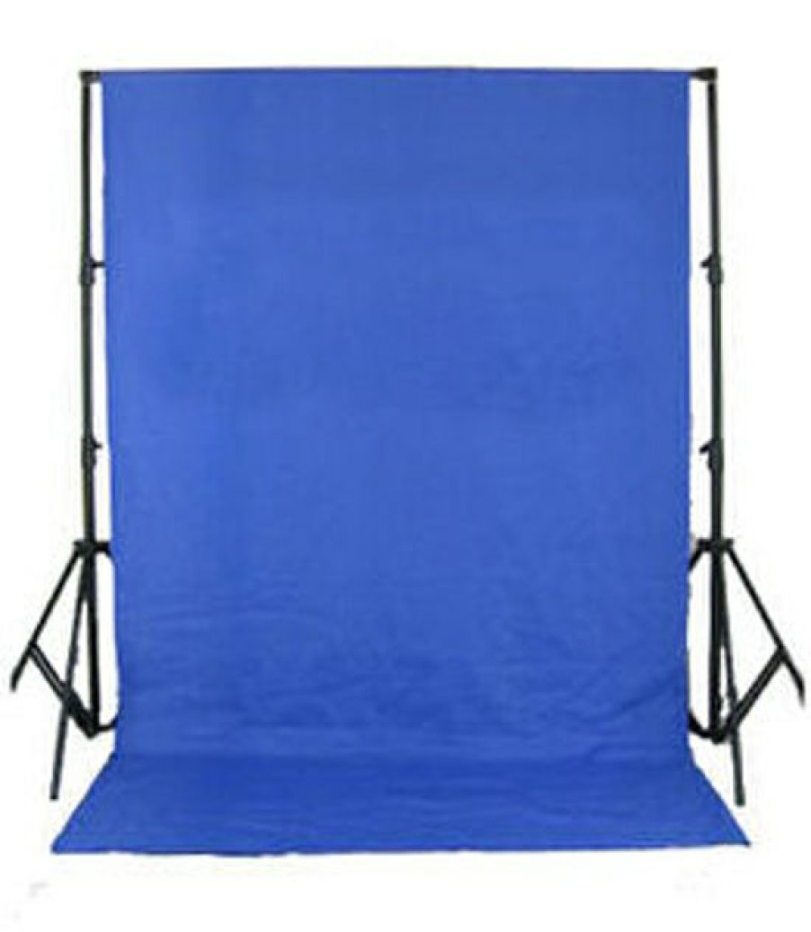 Hintergrundsysteme | Bresser Bresser Br-D26 Hintergrundsystem + Hintergrundtuch 3 X 6M Chromakey-Blau