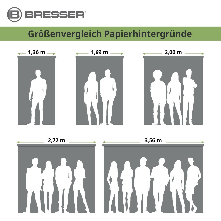 Papierhintergrunde | Bresser Bresser Sbp34 Papierhintergrundrolle 1,69 X 11M Donnergrau