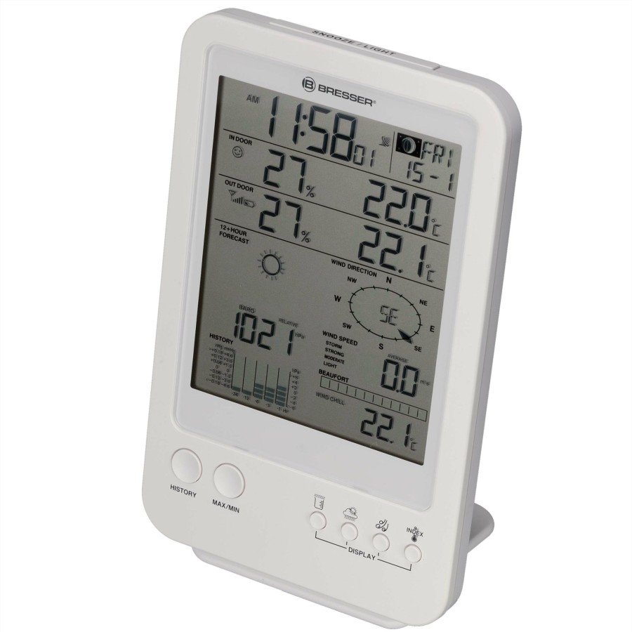 Wettercenter | Bresser Bresser 5-In-1 Wetterstation Weis