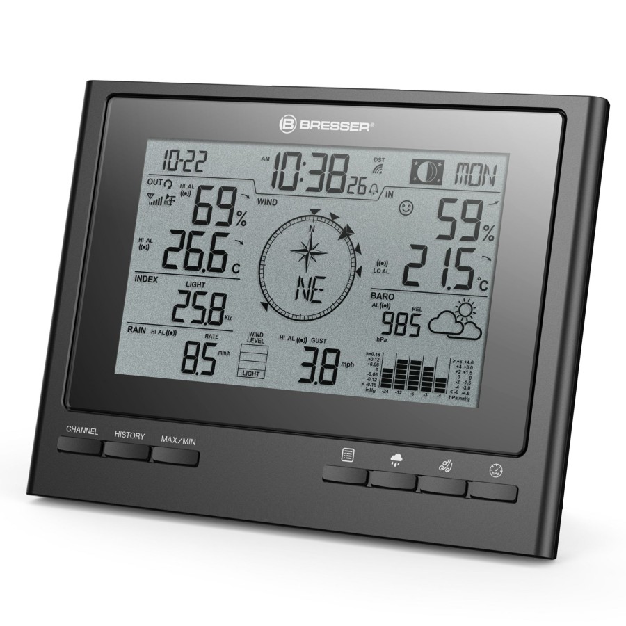 Zusatzliche Basisstationen | Bresser Bresser Zusatzliche / Ersatz-Basisstation Fur 7003100 Climatescout Wetterstation