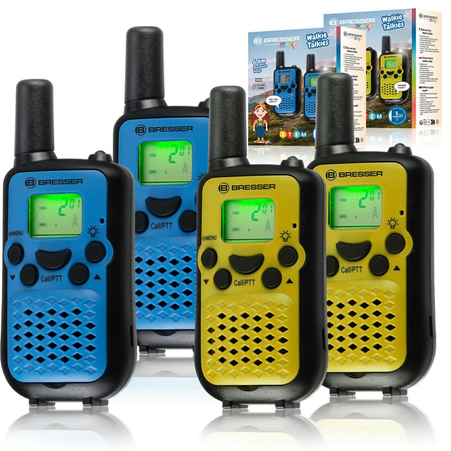 Fernglaser & Outdoor | Bresser Bresser Junior Walkie Talkie 2Er-Set Mit Hoher Reichweite Bis Zu 6 Km Und Frei-Hand-Funktion