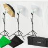 Tageslicht Sets | Bresser Bresser Br-2120 Tageslichtset 1600 W Und Hintergrundsystem