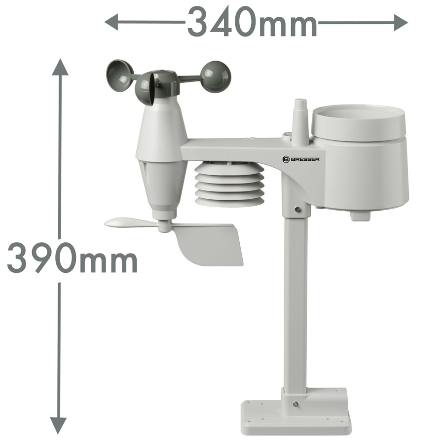 Sensoren | Bresser Bresser 5-In-1-Ausensensor Fur 7002520 Profi-Wetterstation