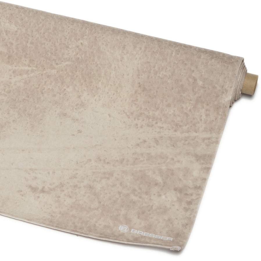 Stoffhintergrunde | Bresser Bresser Hintergrundstoff Mit Fotomotiv 80 X 120 Cm - Old Beige Wall