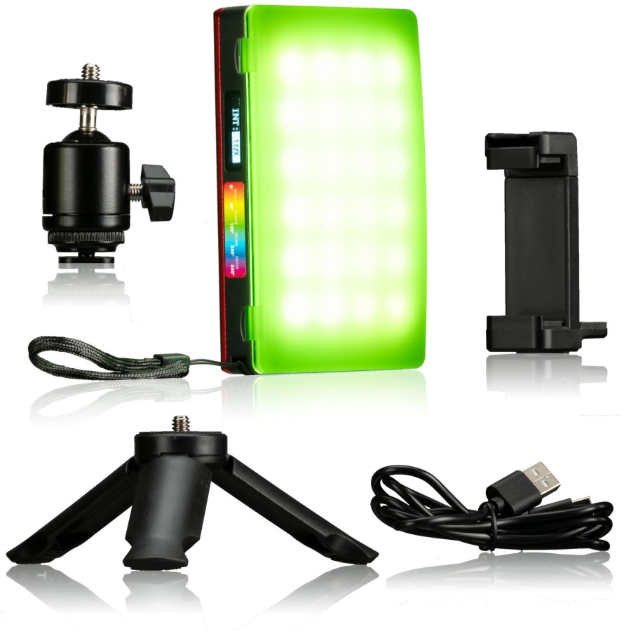 Smartphone-Fotografie | Bresser Bresser Br-96Rgb Led Pocket Light